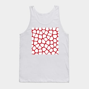 Abstract Pink red art Tank Top